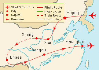 China Highlight and Tibet Train Tour
