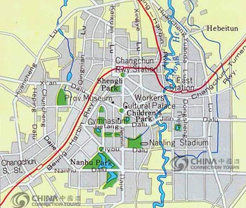 Changchun City Map