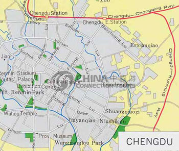 Chengdu City Map