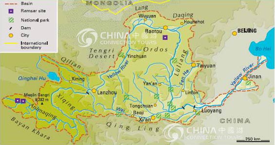 where is the yellow river
