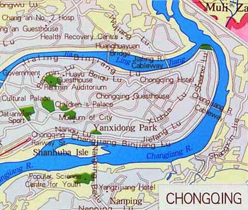 Chongqing City Map