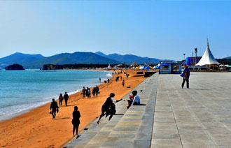 Golden Pebble Beach, Dalian Attractions, Dalian, Travel Guide