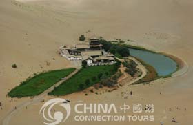 Singing Sand Dune & Crescent Moon spring, Dunhuang Attractions, Dunhuang Travel Guide