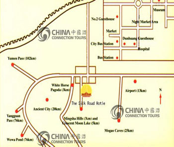 Dunhuang City Map