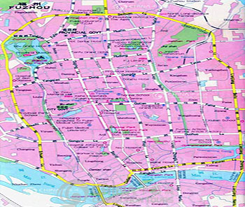 Fuzhou Tourist Map