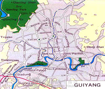 Guiyang City Map
