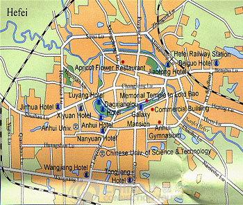 Hefei City Map