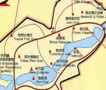 Jinghong Tourist Map
