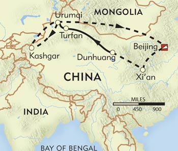 kashgar Tourist Map