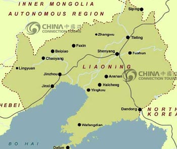 Liaoning Location Map