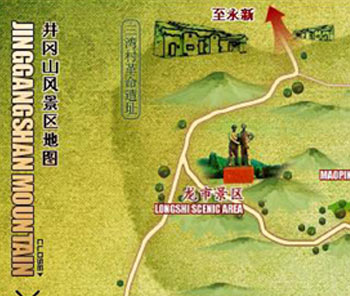 Jinggang Mountain Map