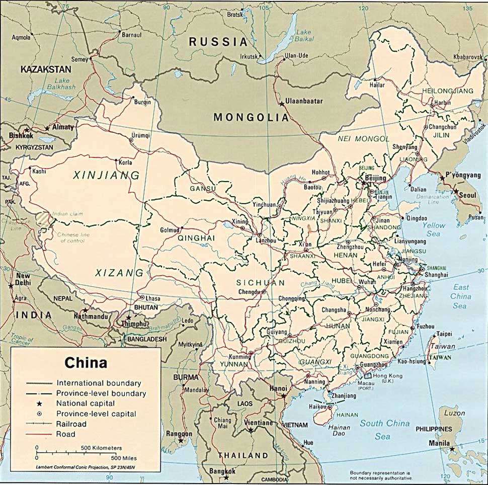 china major rivers