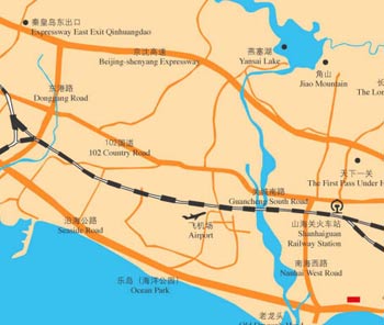 Qinhuangdao Tourist Map