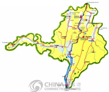 Sanjiang City Map