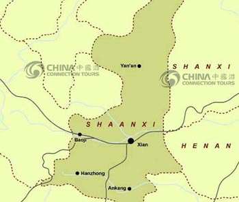 Shaanxi Provincial Map