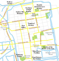 Suzhou City Map