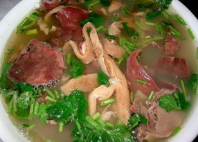 Jin Cuisine, Taiyuan Yang Za Sui Soup (Mutton Soup), Taiyuan Restaurants