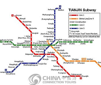 Tianjin Subway Map