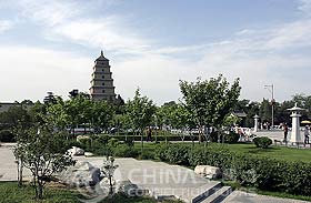 North Square of the Big Wild Goose Pagoda, Xian Attractions, Xian Travel Guide