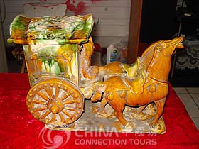 Xian Tri-color Glazed Pottery, Xian Shopping, Xian Travel Guide