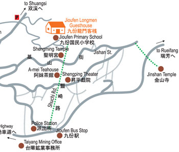 Map of Jinshan Temple