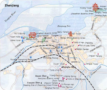 Zhenjiang City Map